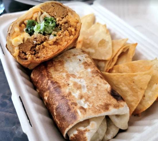 Carne Deshebrada Burrito - michoacan braised beef